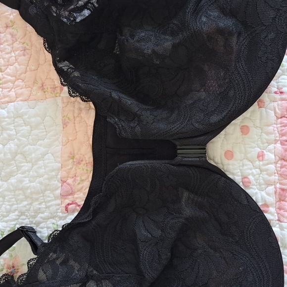 Glamorise 46C front closure underwire bra New, Black - Picture 6 of 17